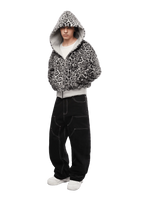Leopard Print Luxe Zip Hoodie™