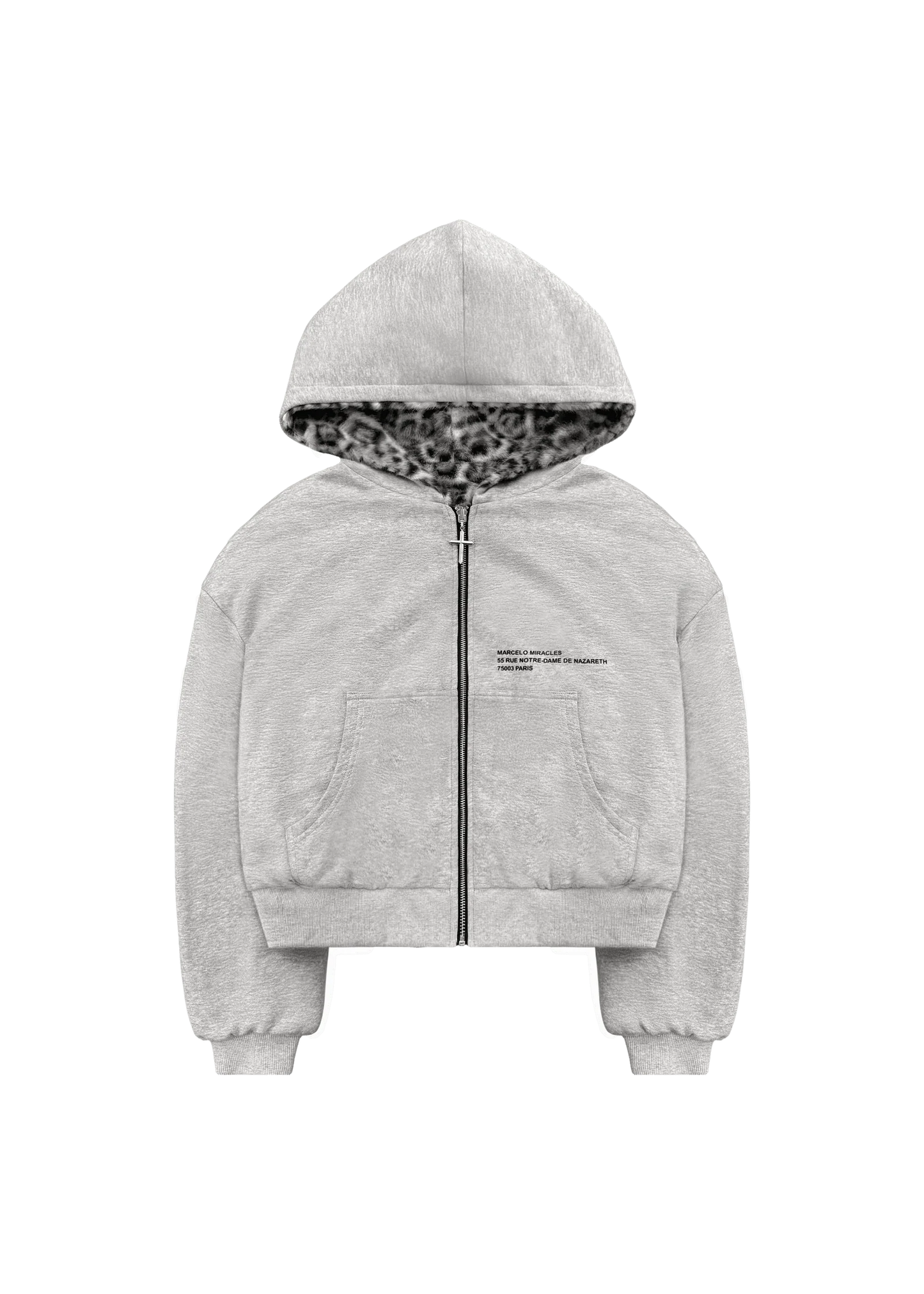Leopard Print Luxe Zip Hoodie™