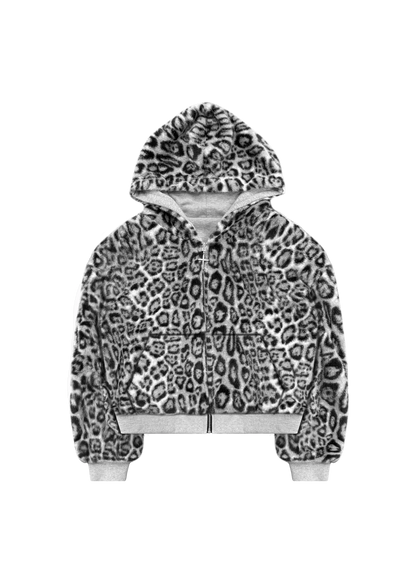 Leopard Print Luxe Zip Hoodie™