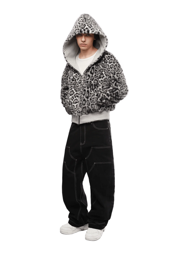 Leopard Print Luxe Zip Hoodie™