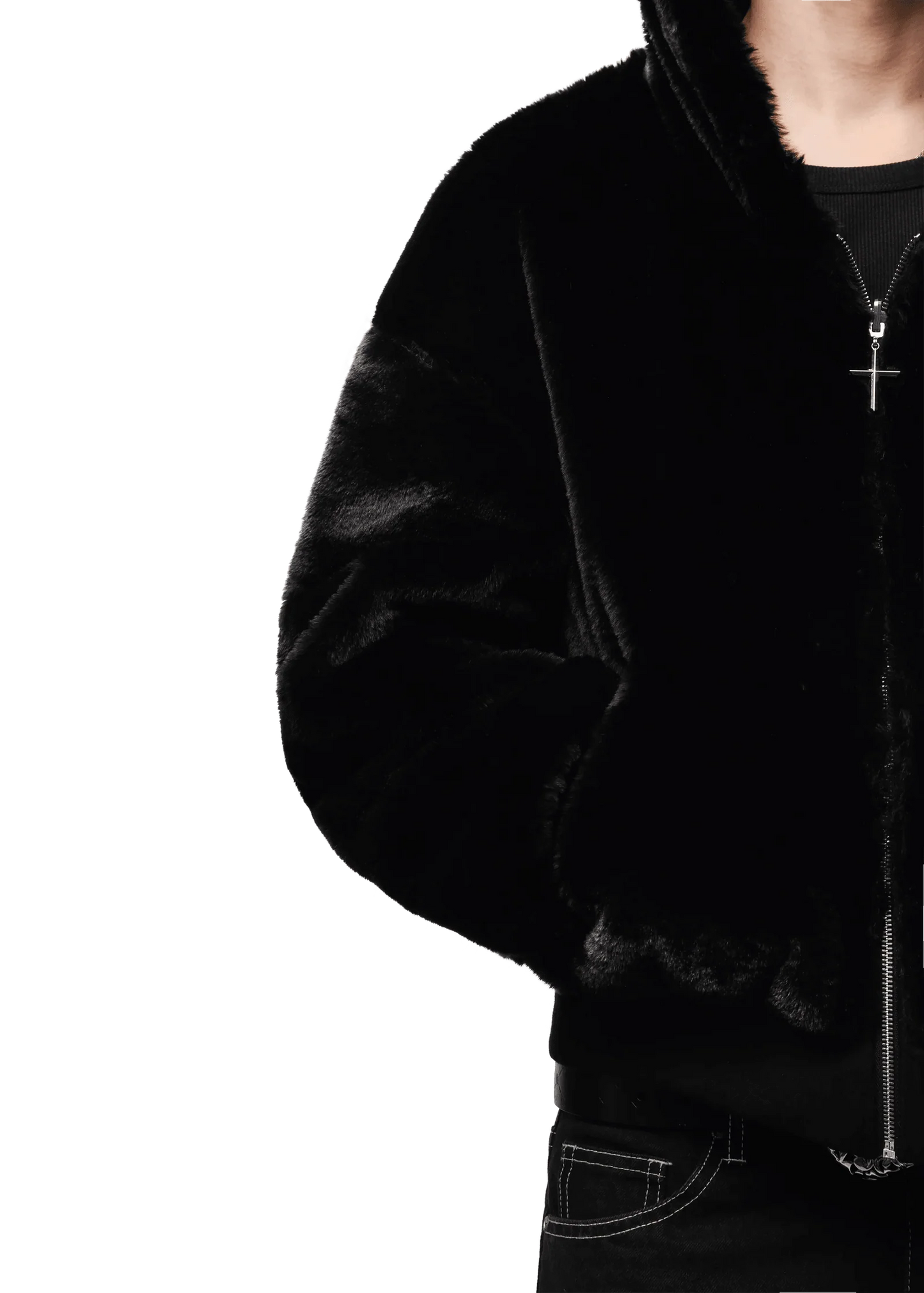 Black Luxe Zip Hoodie™