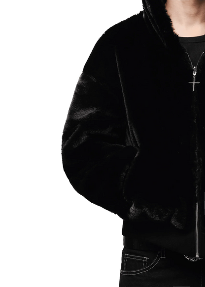 Black Luxe Zip Hoodie™