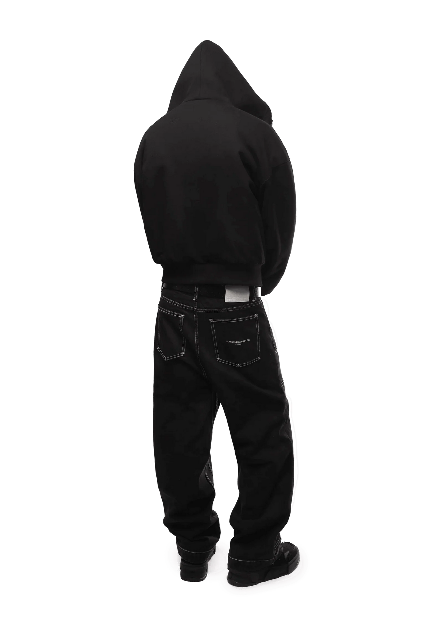 Black Luxe Zip Hoodie™