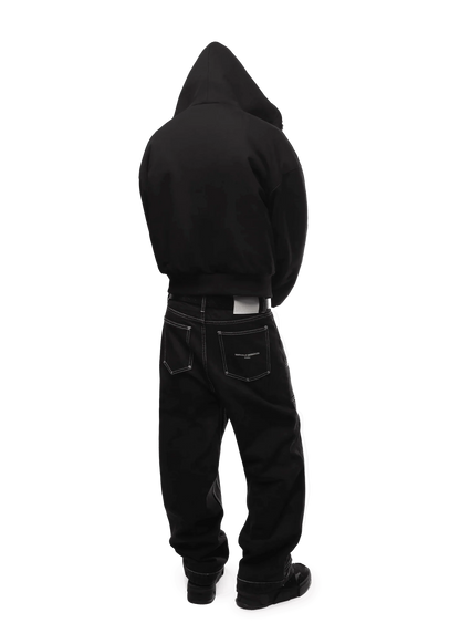 Black Luxe Zip Hoodie™